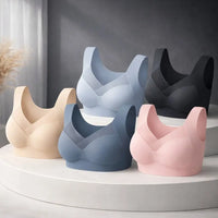 BH ohne Bügel | Bequemer Nahtloser Push Up BH | Komfina