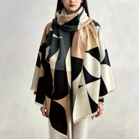 Damen Poncho | Moderner Winterschal | Lunessa