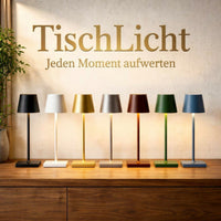 Kabellose Tischlampe | Tischleuchte mit Akku | TischLicht