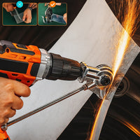 Metallschneider Werkzeug | Aufsatz für Bohrmaschine zum präzisen Blechschneiden | SchneidPro